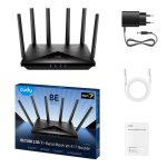 Cudy BE6500 Wi-Fi 7 Dual-Band Router with 2.5Gb WAN-Black - Image 4