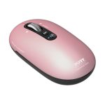 Port Connect PURE MAC Rechargeable Wireless and Bluetooth Mouse - Copper Rose - Image 3