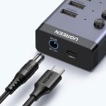 UGREEN 7 in 1 USB 3.0 Hub-Grey - Image 4