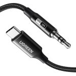 UGREEN USB Type-C to 3.5mm AUX Audio Cable 3M - Black - Image 4