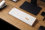 Keychron K4 HE 96% Magnetic Switch Hot-Swap RGB Wireless Keyboard – White (Wood + Aluminium) - Image 3