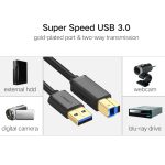 UGREEN US210 USB-A Printer Cable 2M - Black - Image 4