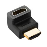 UGREEN HD112 HDMI 4K Male to Female Up-angled Connector - Black - Image 3