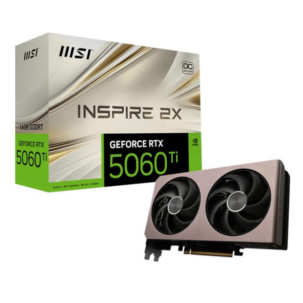 MSI GeForce RTX 5060 Ti 16GB INSPIRE 2X