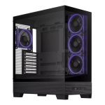 Asus A31 PLUS Mid Tower ATX Chassis - Black - Image 3