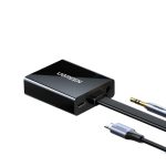 UGREEN HDMI to VGA Adapter, with 3.5mm Audio and Power Port - Black - Image 3