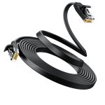 UGREEN NW102 Cat6 U/UTP Flat Ethernet Cable 30m - Black - Image 4