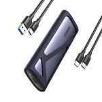 UGREEN CM400-90264 M.2 NVME/SATA SSD Enclosure (10Gbps) - Silver - Image 4