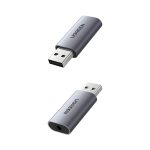 UGREEN CM383-80864 USB-A to 3.5mm Audio Jack External Sound Adapter - Silver - Image 3
