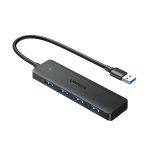 UGREEN 4-in-1 USB 3.0 Hub - High-Speed 5Gbps Data Transfer - Grey - Image 3