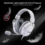 REDRAGON Over-Ear AURORA Gaming Headset - White - Image 4