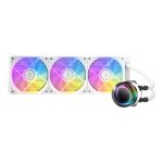 Antec VORTEX LUM 360 ARGB AIO CPU Liquid Cooler - White - Image 3