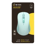 WINX CLICK Easy 1600DPI 2.4GHz Wireless Mouse - Green - Image 4