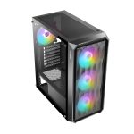 Antec NX292 ATX | Micro-ATX | ITX ARGB Mid-Tower Gaming Chassis - Black - Image 3