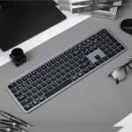 Keychron B6 Pro Ultra-Slim 100% Wireless Keyboard – Space Grey - Image 4