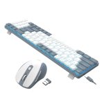 Redragon BS8772 Wireless Keyboard and Mouse Combo - Grey/White - Image 3
