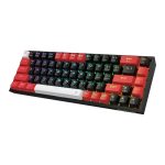 REDRAGON Castor Pro 68Key Wireless Red|Black|White KeyCap Bluetooth RGB Red Switch - Black|Red - Image 4