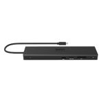 Port USB Type-C 1 x USB3.1|2 x USB 3.0|2 x USB 2.0|1 xHDMI-DP-VGA| Micro+SD Card Reader|1 x Mini DP|1 x RJ45|1 x Audio-Microphone| PD 100W -Black - Image 3