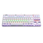 REDRAGON KUMARA Mechanical 87 Key|RGB Backlit Gaming Keyboard - White - Image 4