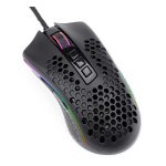 REDRAGON STORM 12400DPI 7 Buttons|Ergonomic Design|P3327 Optical Sensor|Lightweight Body|RGB Backlit gaming Mouse - Black - Image 4