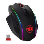 REDRAGON VAMPIRE ELITE Wireless 16000DPI|8 Button|Ergonomic Design|P3335 Optical Sensor|Type-C Cable|RGB Backlit Gaming Mouse - Black - Image 3