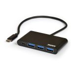 Port USB Type-C to 3 x USB3.0 and 1 x
