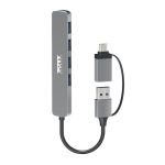 Port Connect USB Type-C to 4-port USB-A