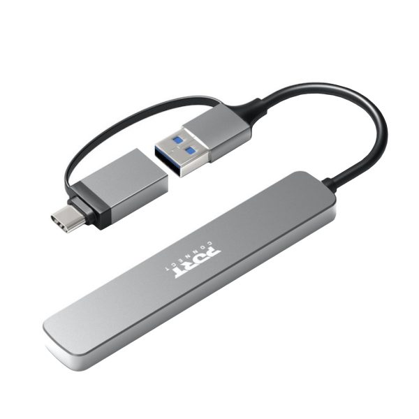 Port Connect USB Type-C to 4-port USB-A