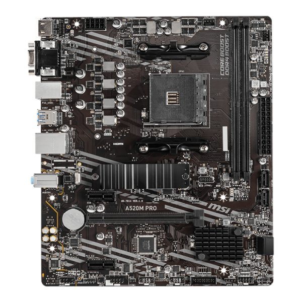 MSI A520M-PRO AMD AM4 MATX Gaming
