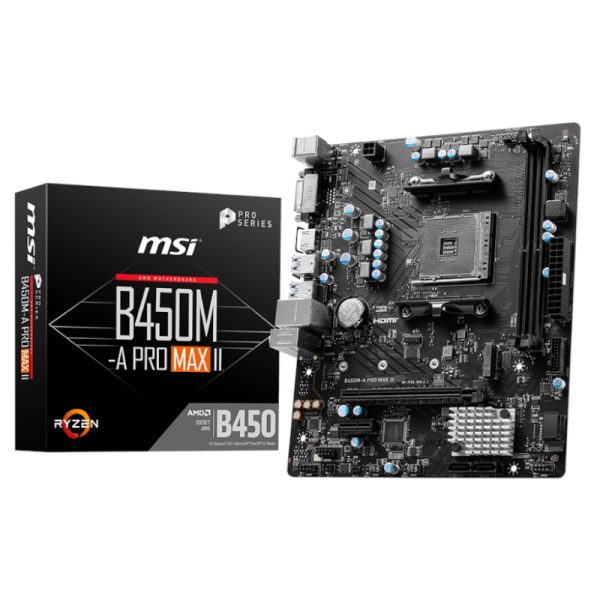 MSI B450M-APRO MAX II AMD AM4 MATX