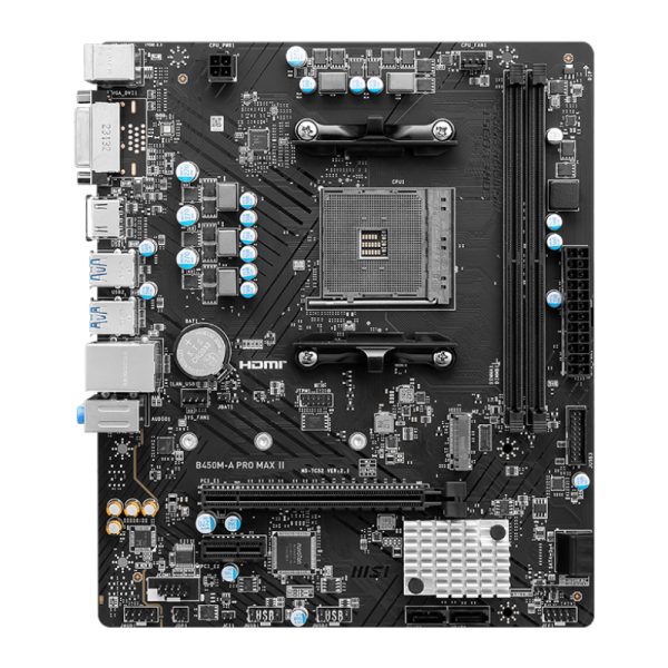 MSI B450M-APRO MAX II AMD AM4 MATX