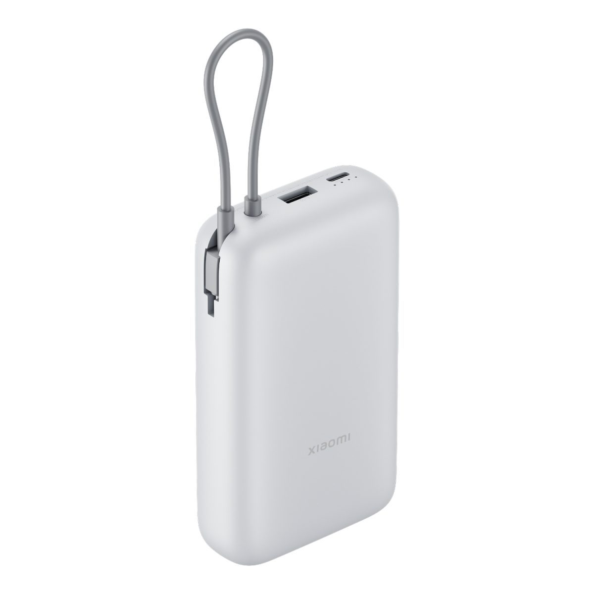Xiaomi Power Bank 20000mAh (Integrated Cable) - Light Grey - Image 1