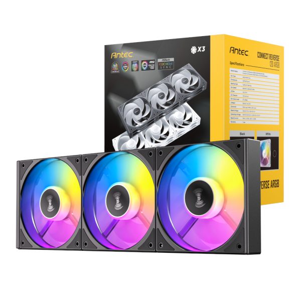 Antec Connect 120 Reverse ARGB PWM Fan