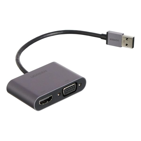 UGREEN CM449 USB-A to HDMI + VGA 1080P