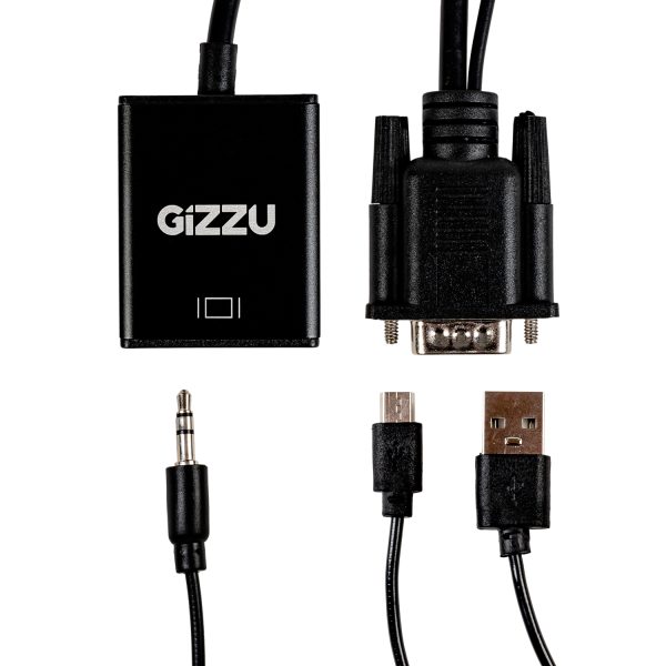 Gizzu 1080P VGA to HDMI Adapter with