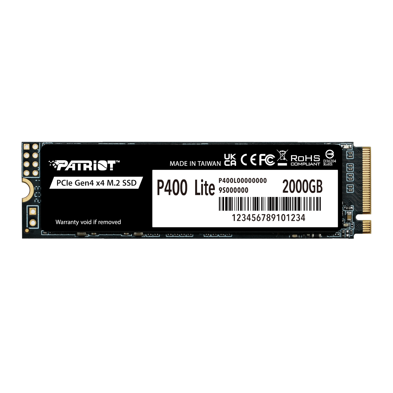 Patriot P400 Lite 2TB M.2 PCIe Gen 4 x4 NVMe SSD - Image 1