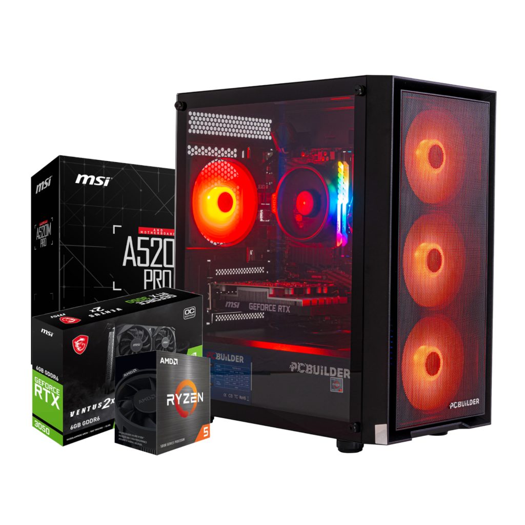 PCBuilder Ryzen 5 5500 SCOUT Windows 11