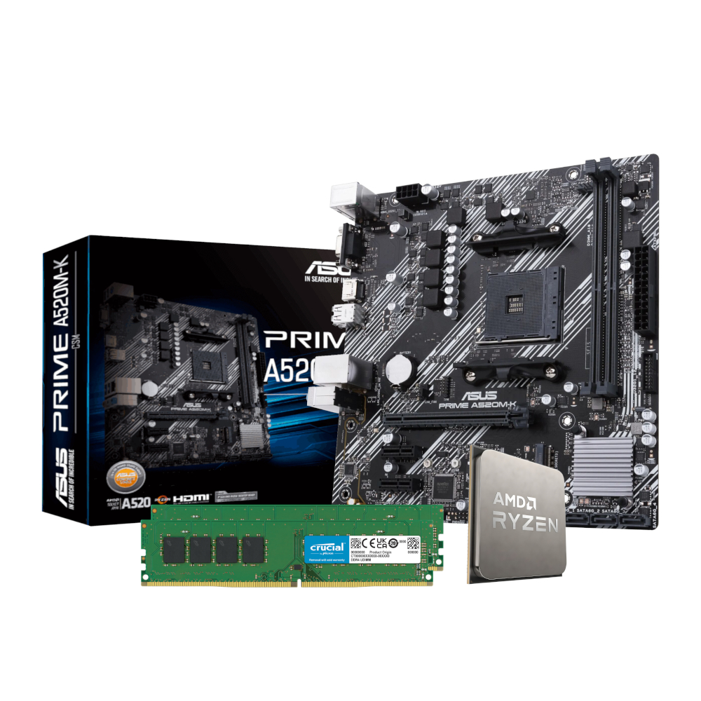 PCBuilder AMD Ryzen 5 5500 LEVEL UP