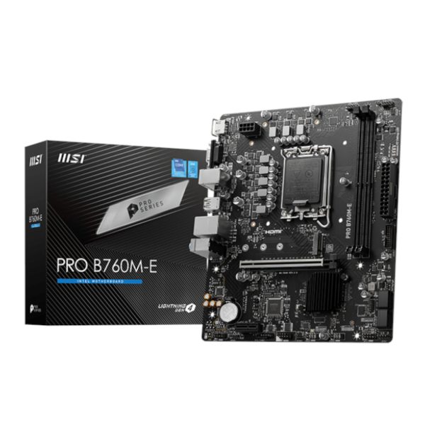 MSI B760M-E PRO DDR5 LGA1700 M-ATX