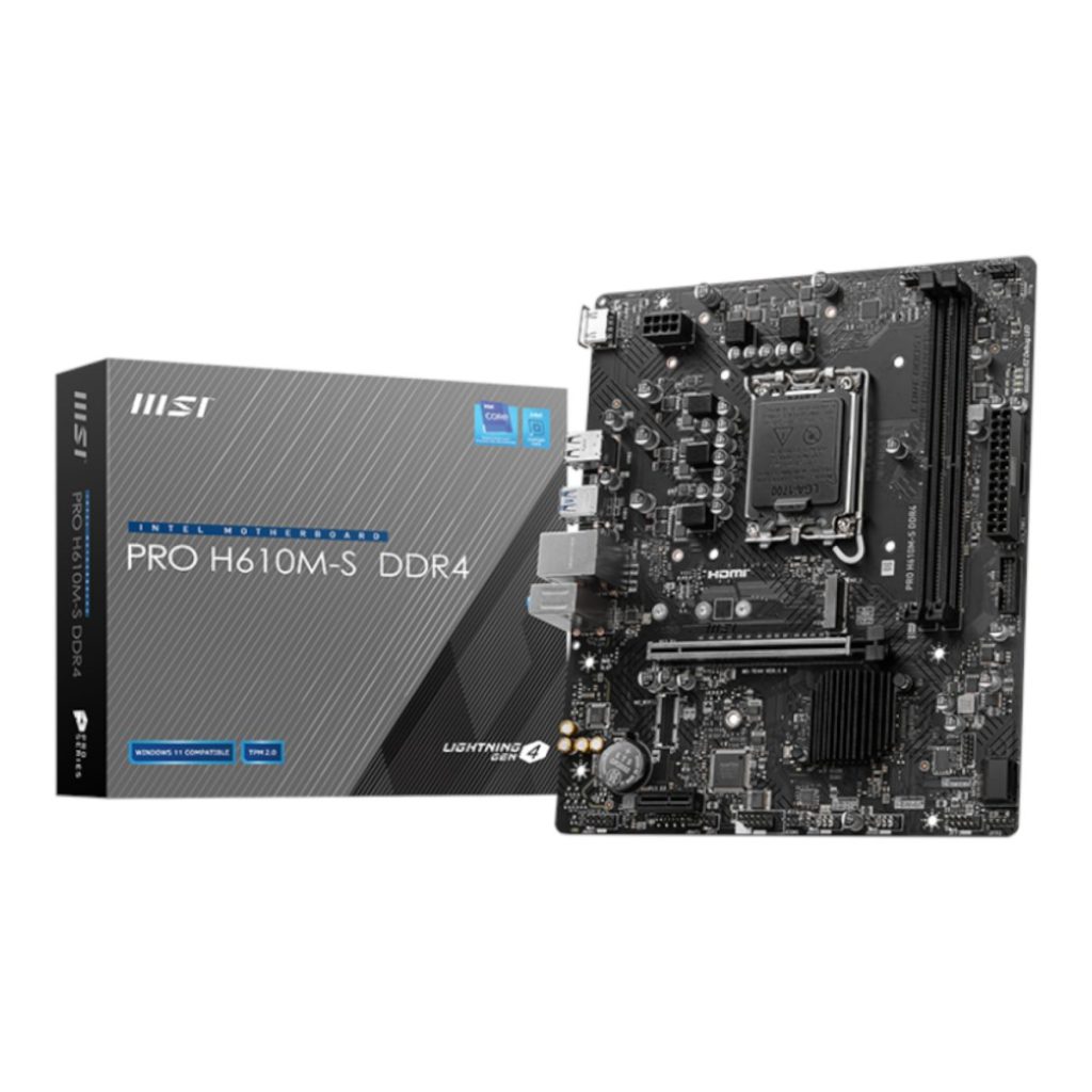 MSI H610M-S PRO LGA1700 M-ATX DDR4