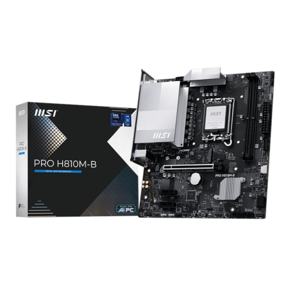 MSI H810M-B PRO LGA1851 M-ATX DDR5 Motherboard - Image 1