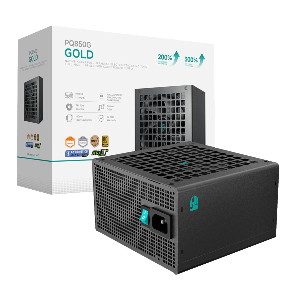 DeepCool PQ850G Series 850W 80 PLUS Gold Modular Power Supply - Image 1