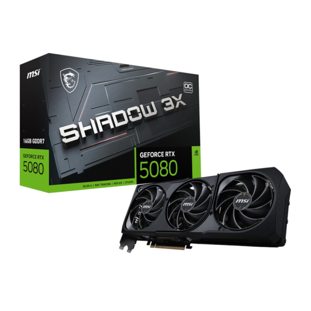 MSI GeForce RTX 5080 SHADOW 3X OC 16GB