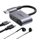 UGREEN USB Type-C Dual Audio and Charging Adapter (15W PD, 2-in-1 Splitter) - Image 3