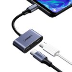 UGREEN USB Type-C Dual Audio and Charging Adapter (15W PD, 2-in-1 Splitter) - Image 4