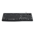 Redragon BK-7366 Full-size Ergonomic Wired Membrane Office Keyboard - Black - Image 4