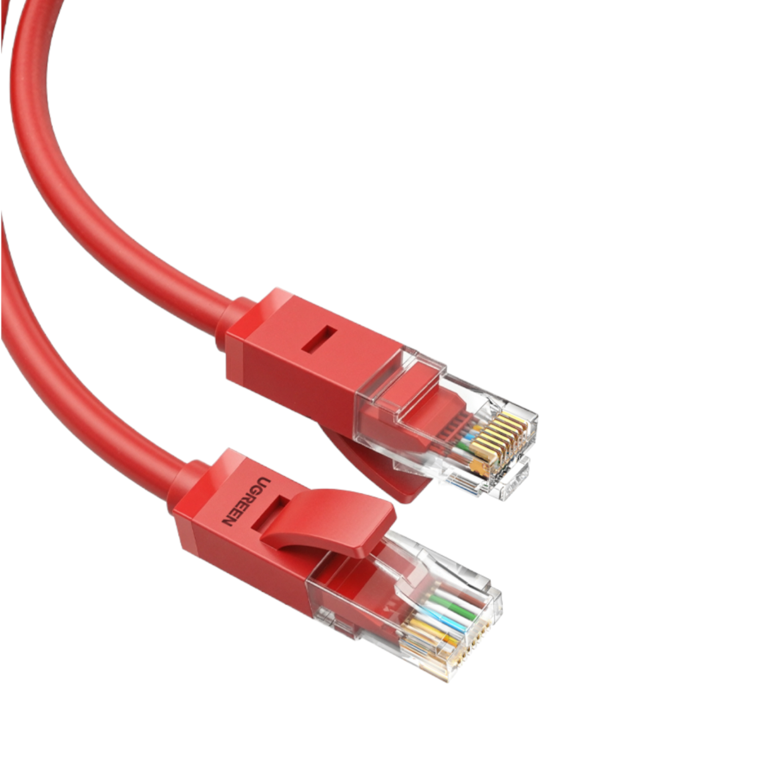 UGREEN RJ45 CAT6 Ethernet 0.5m LAN Network Cable -Red (1Gbps, 250MHz) - Image 1