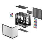 DeepCool CG530U 4F ATX Gaming Chassis - Black - Image 7