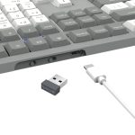 Redragon BK-7485 Wireless Office Keyboard - Grey - Image 7