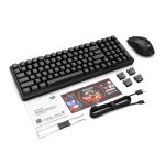 Redragon S162 RGB 3-Mode Wireless Mechanical Gaming Keyboard and Mouse Combo - Black - Image 7
